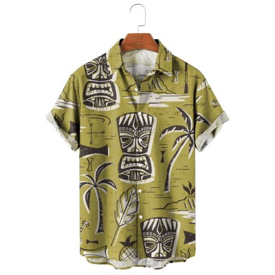 Tropical Tiki Resort Casual Short Sleeve Shirt